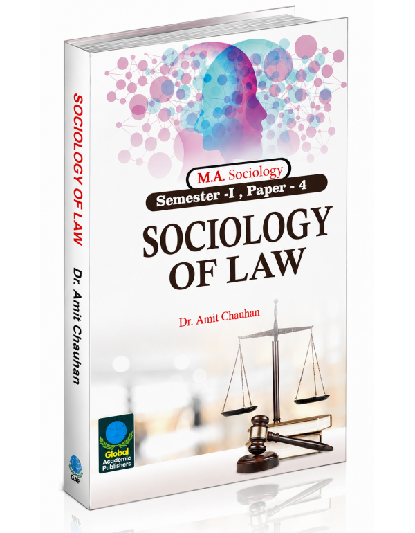 SOCIOLOGY OF LAW - M.A.  SEMESTER - I, PAPER- 4