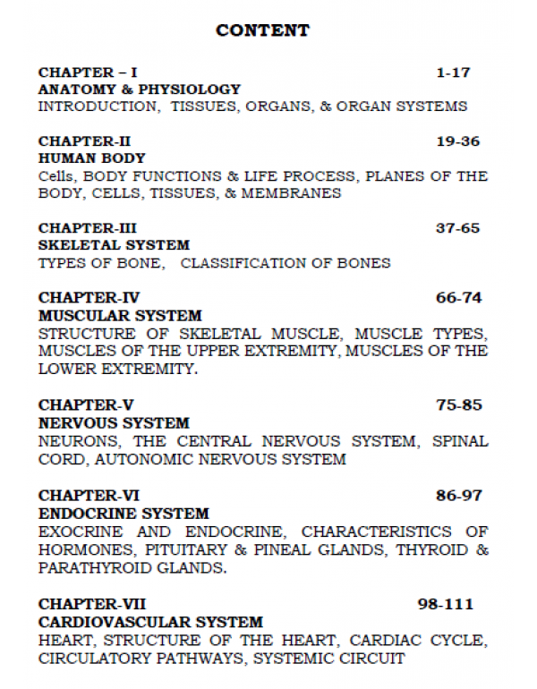 Anatomy and Physiology of Physical Education