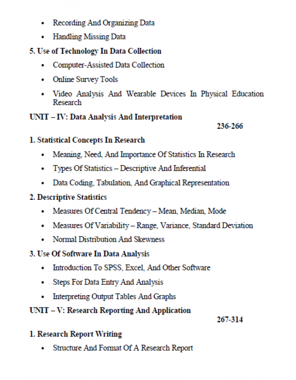 Research Methodology in Physical Education (Based on NEP 2020) 