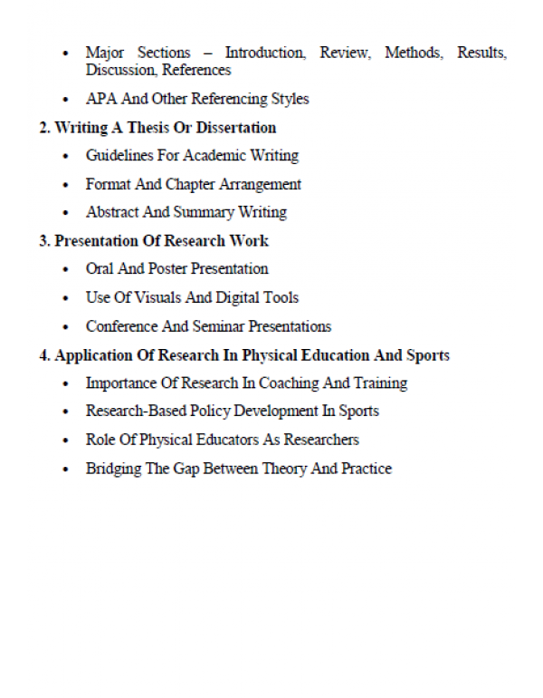 Research Methodology in Physical Education (Based on NEP 2020) 